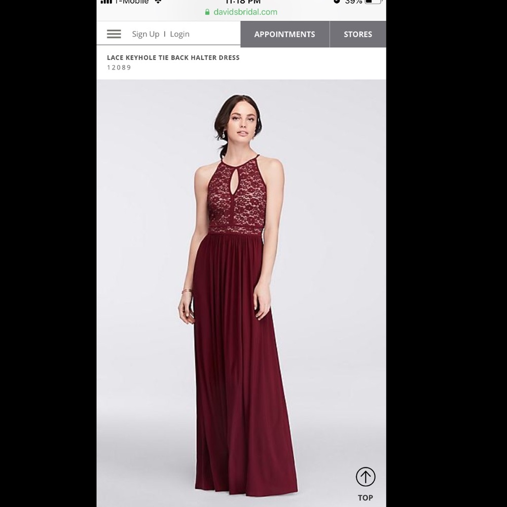 David’s bridal dress